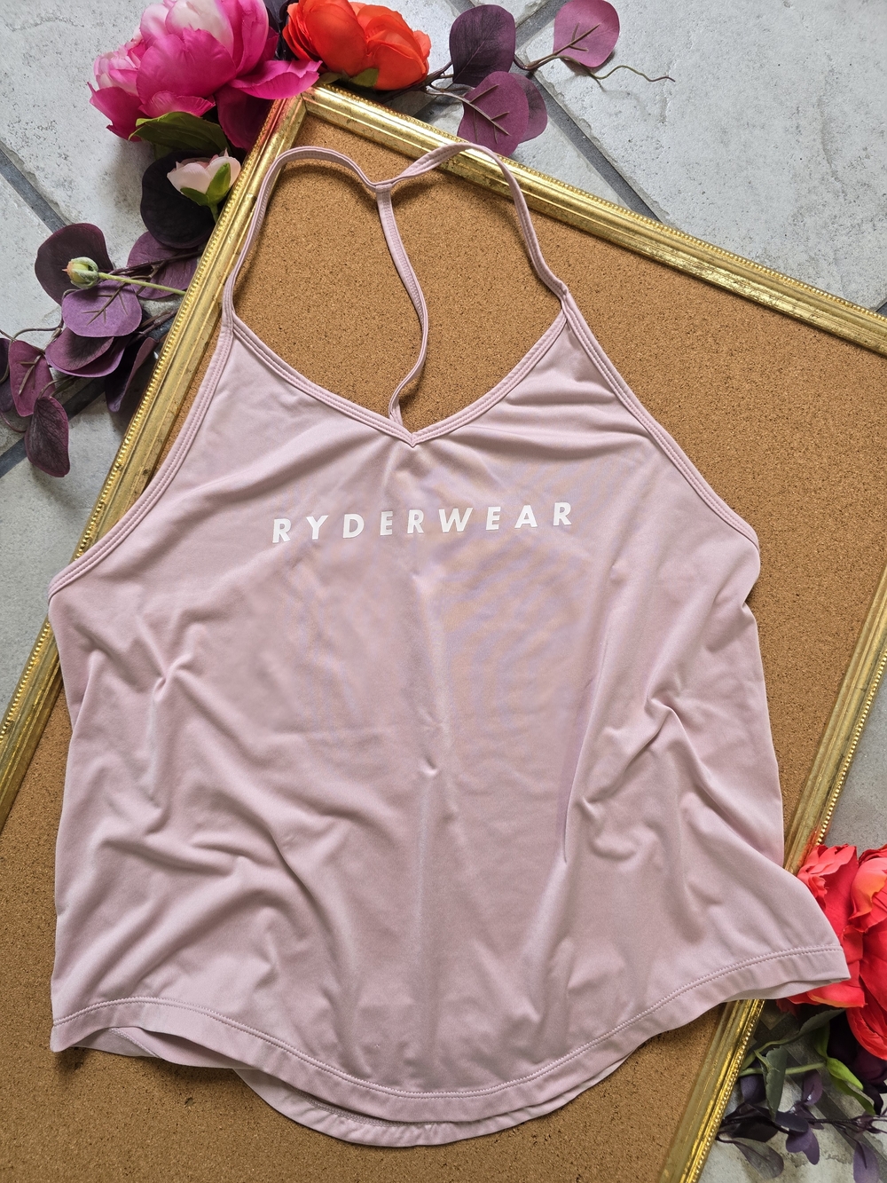 💫 2/$25 Ryderwear Dusty Pink T Back Tank